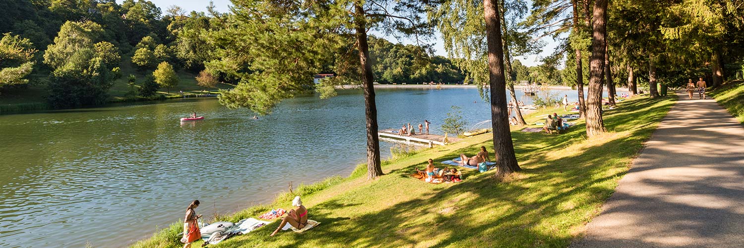 Der Stausee in Forchtenstein