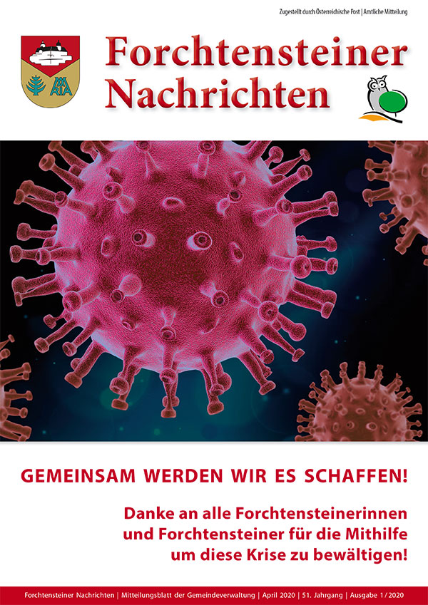 Das Cover der Gemeindezeitung Frühjahr-2020-cover