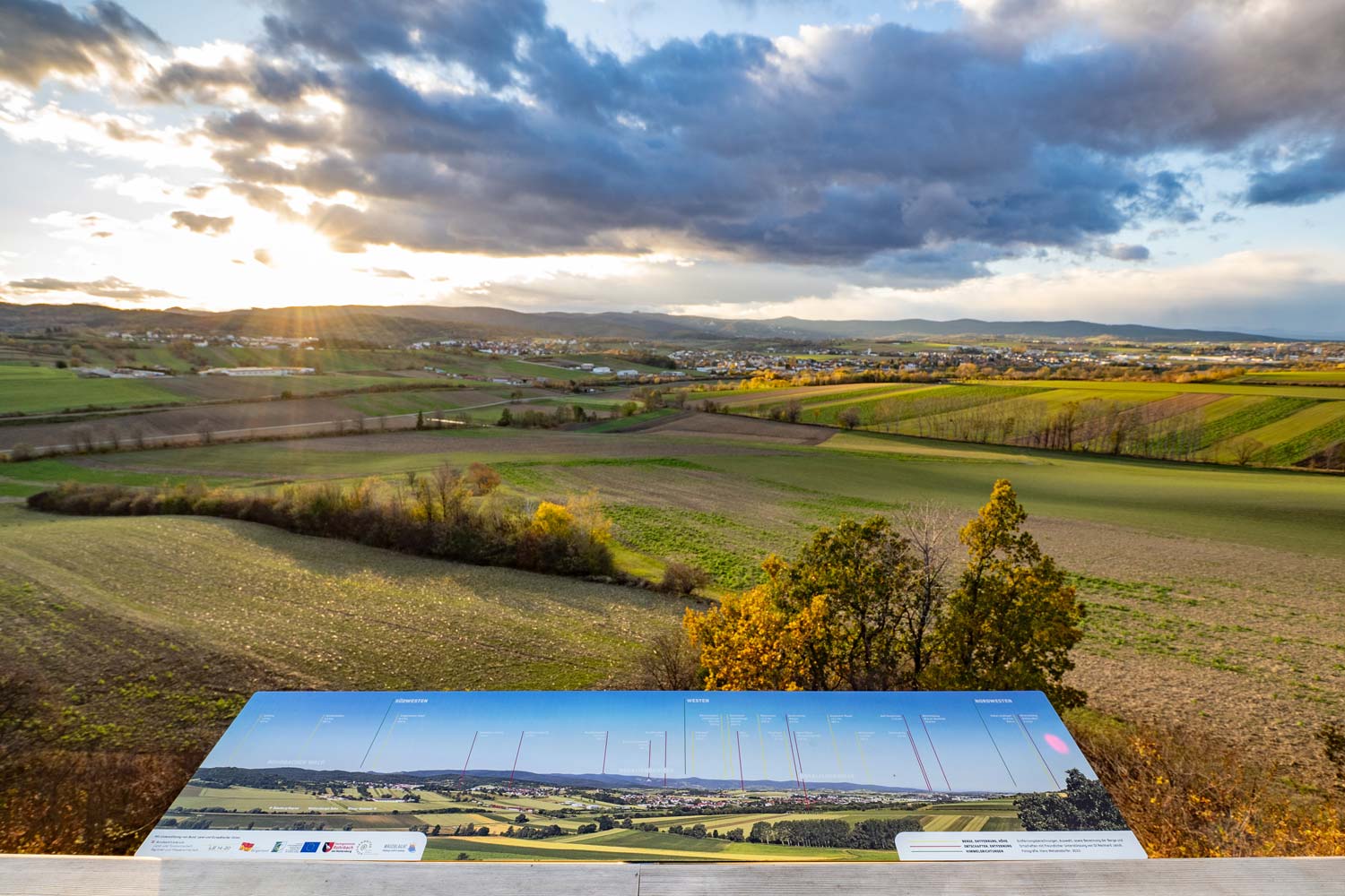 Blick über Naturpark Rosalia-Kogelberg