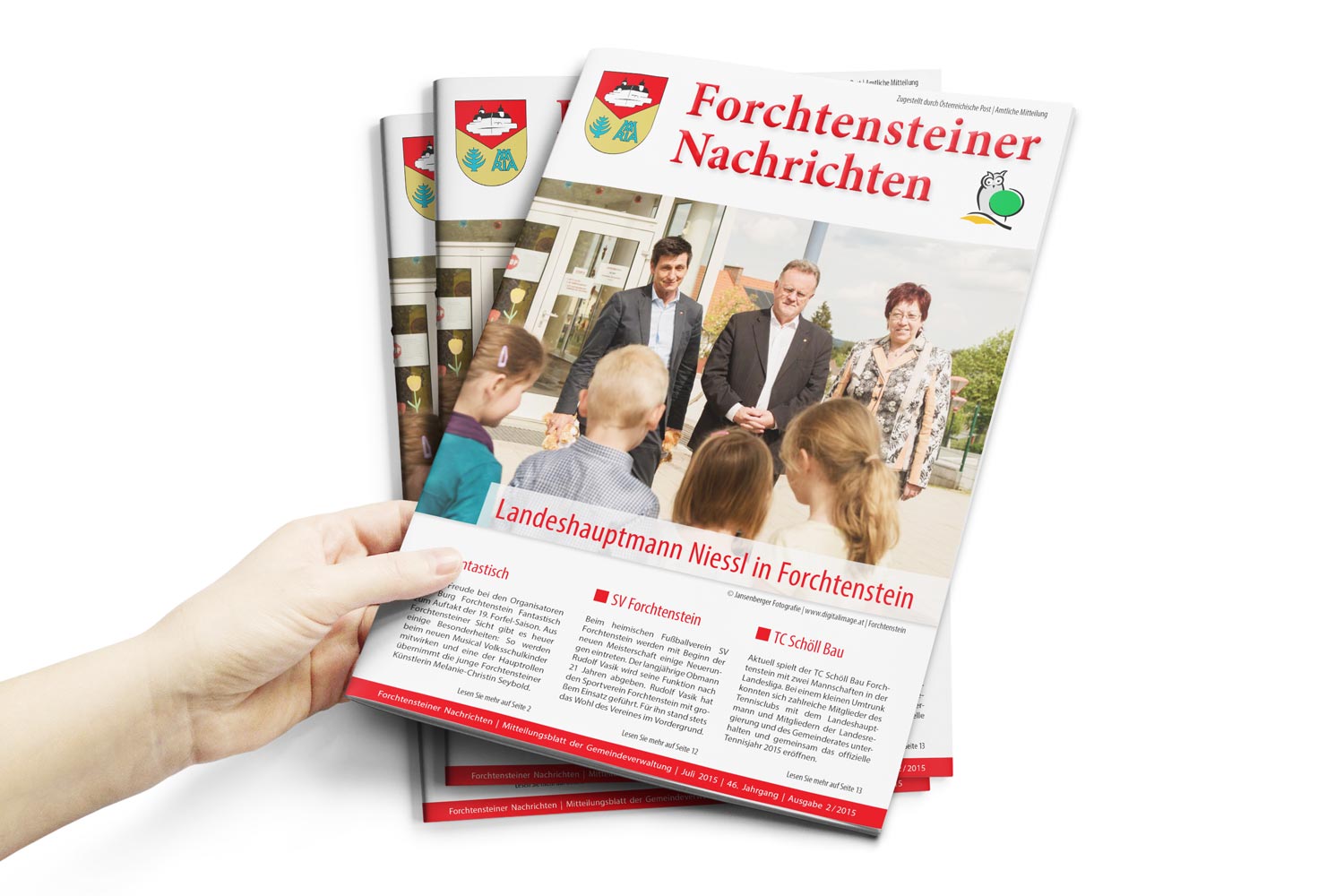Gemeindezeitung Archiv: Forchtensteiner Nachrichten 2015-2013