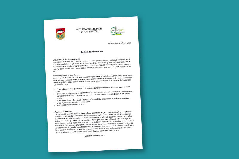 Platzhalterfoto für Gemeindeinformation