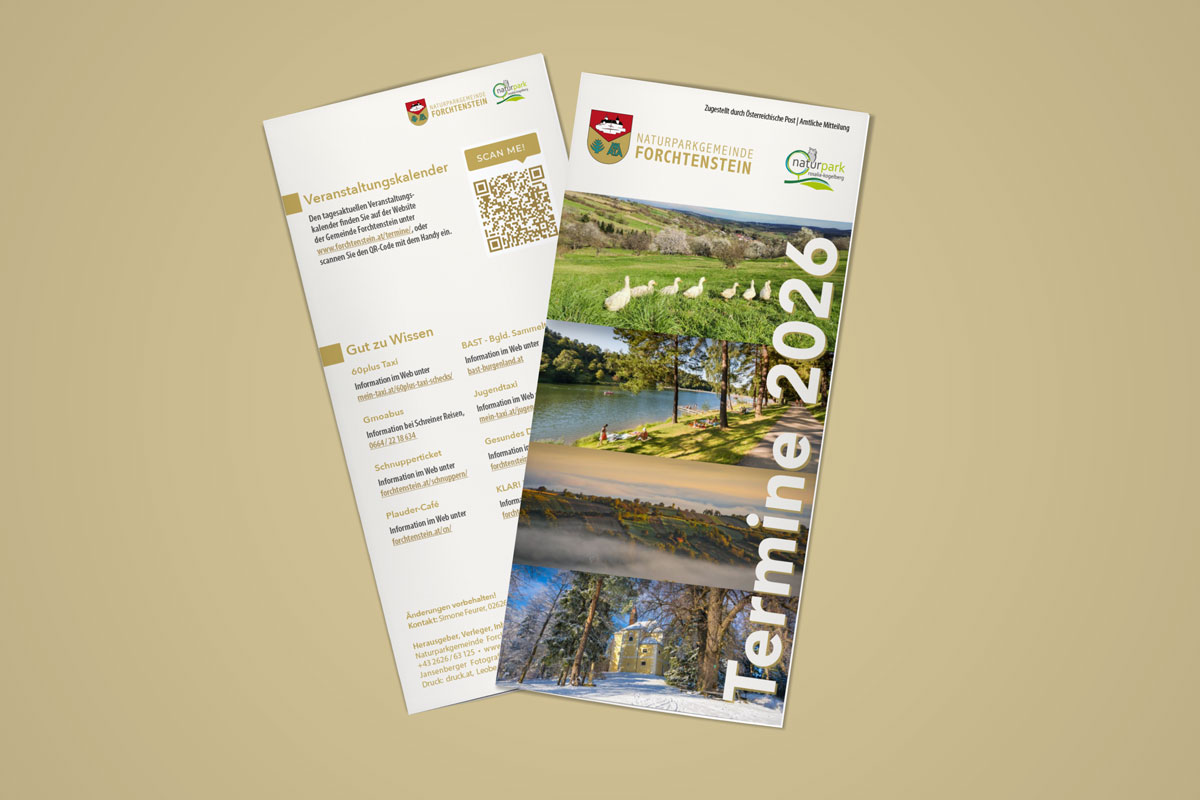 Der Terminkalender der Gemeinde Forchtenstein für 2026
