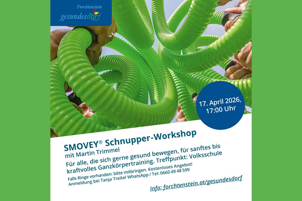 17.04.2026: Smovey® Schnupper-Workshop